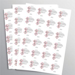 10 Sheets Of Bespoke CLP Labels (99p A Sheet)