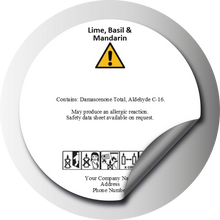 Load image into Gallery viewer, Wax Melt & Candle CLP Labels