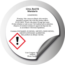 Load image into Gallery viewer, Wax Melt & Candle CLP Labels