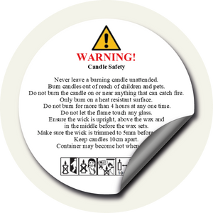 Safety Stickers - Multiple Products Available