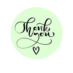 Thank You Stickers - Multiple Designs Available